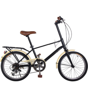 Factory supply 20 inch portable riding bike  princess style adult middle school students leisure retro lady bicycle