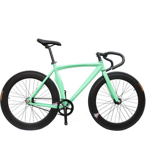 Professional Aluminium Alloy Curved Knife Frame 700C Wheel Rim Fixed gear Bicycle mountain bike