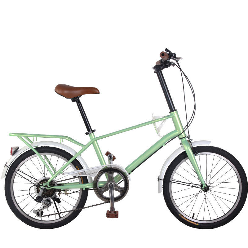 Factory supply 20 inch portable riding bike  princess style adult middle school students leisure retro lady bicycle