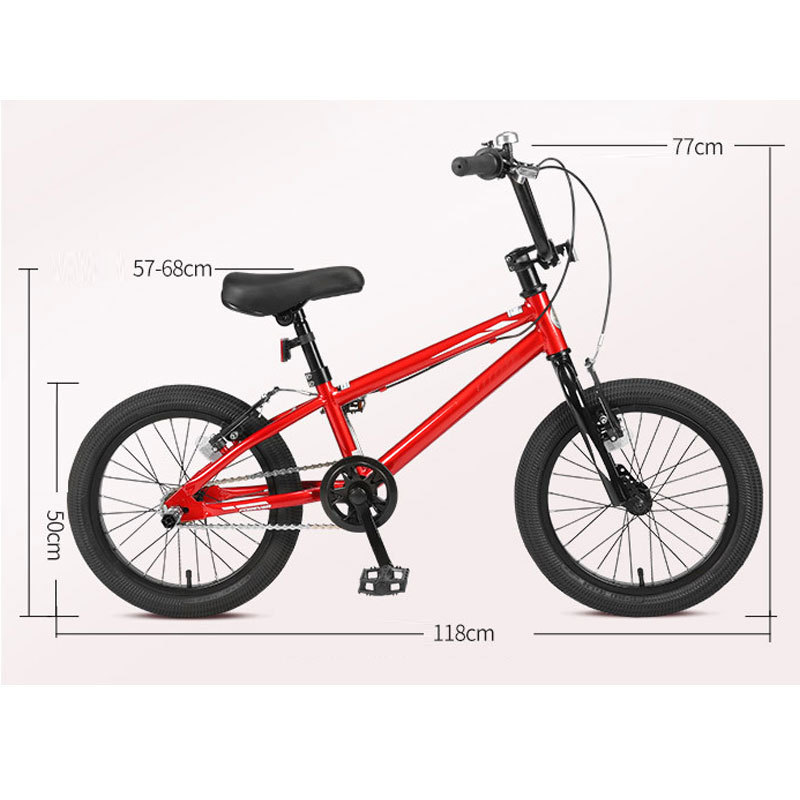 TUOBU professional  outdoor sport 16 20 inch kids BMX bike high carbon steel frame children bicycle