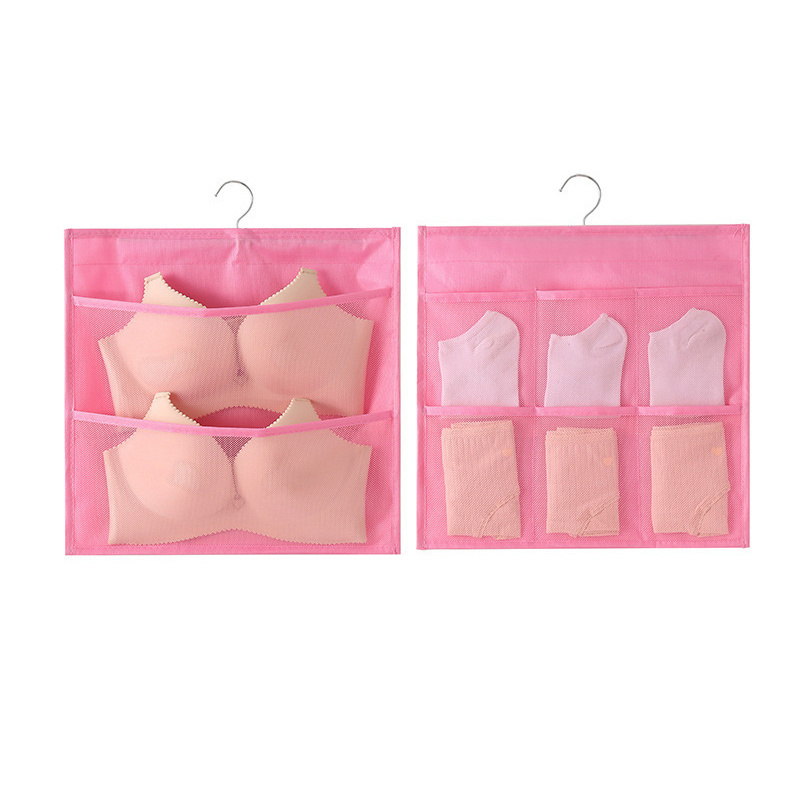 Underwear Organizer, 4 PCs Foldable Closet Dresser Drawer Organizer for Clothes Lingerie Bra Panty Sock Tie and Belt Storage