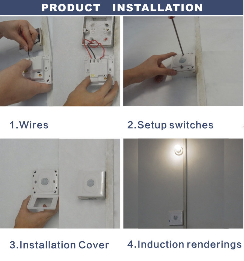 TDL-2100AJ hot products pir motion sensor switch smart light switch sensor home switch