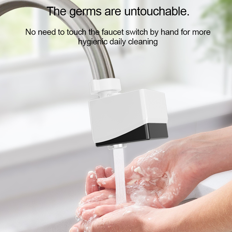 Touchless Kitchen Faucet with Sprayer,IPX6 Waterproof Motion Sensor Kitchen Faucet with Bulit-in 4000mAh Battery Last for 5Years