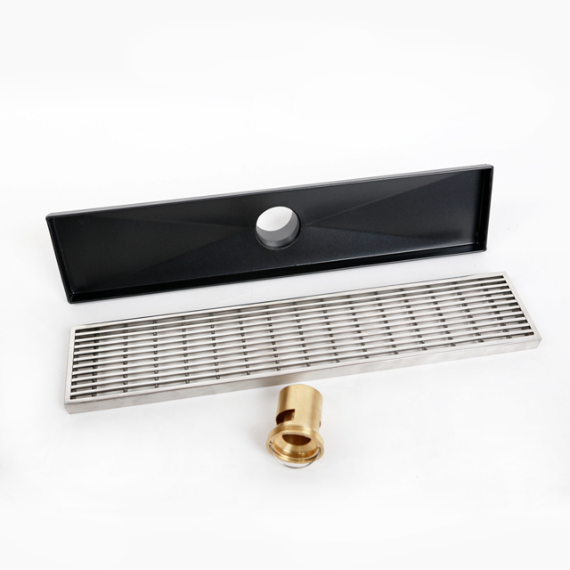 High Quantity Stainless steel invisible shower drain shower channel linear bathroom floor drain