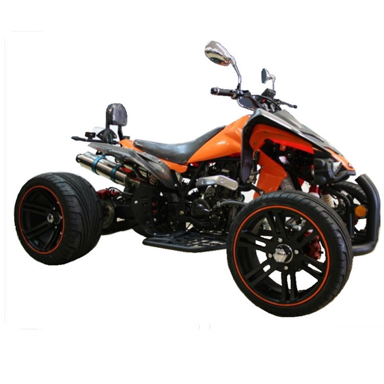 black rims 250cc sport ATV water-cooled Loncin engine racing ATV manual gears 250cc racing Quad for sale