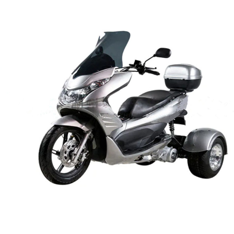 gasoline 50cc trike scooter with trunk 50cc Motorcycle