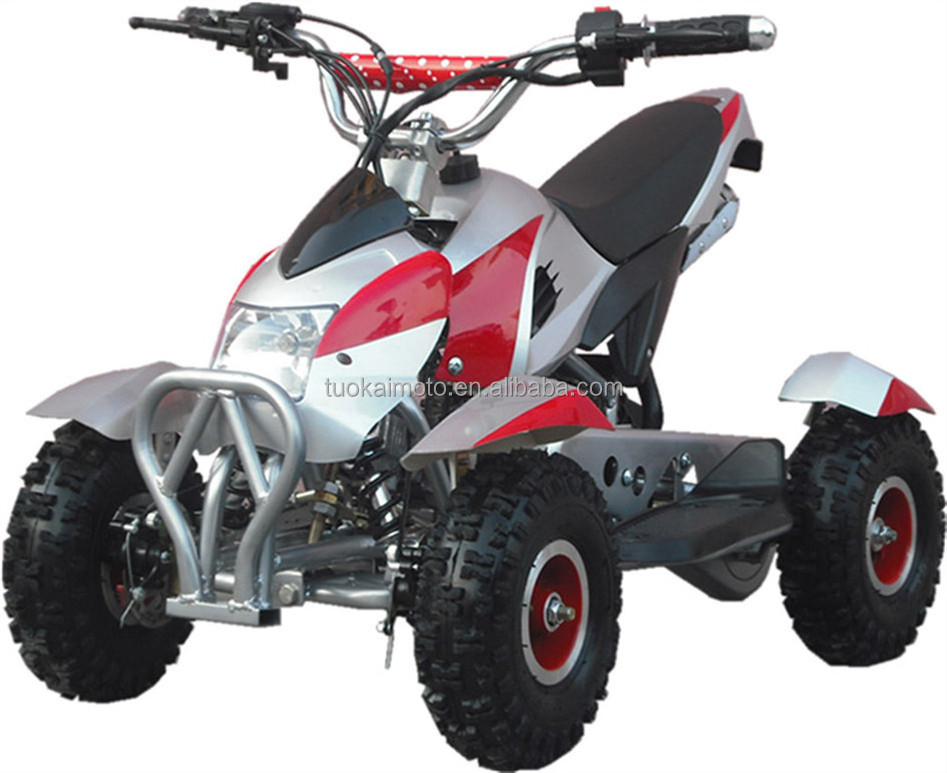 black white classic color 50cc mini atv for boy cool show with ce