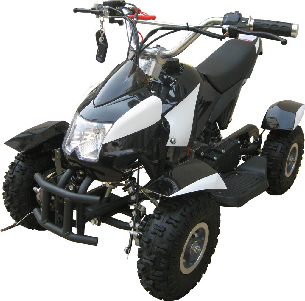 black white classic color 50cc mini atv for boy cool show with ce