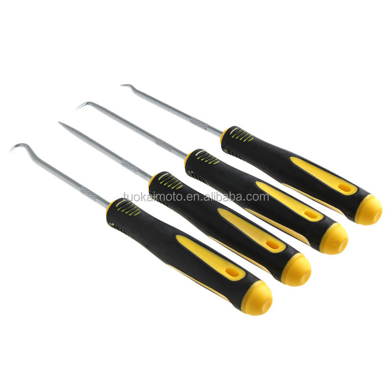 4Pcs/Set  length 160mm Pick Tool set Durable Car Hook Oil Seal O-Ring Seal Remover Pick Set Craft Hand Tools