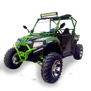 400cc water-cooled Automatic UTV 400cc go kart with led roof hunting light