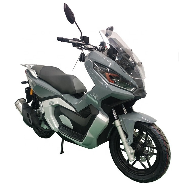 High configuration new design scooter 150cc gasoline motorbike with big wheels windshield LCD meter