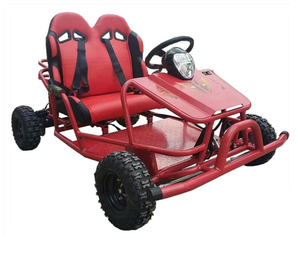 snowmobile vehicle  48V kids electric go kart 500W with 2seats