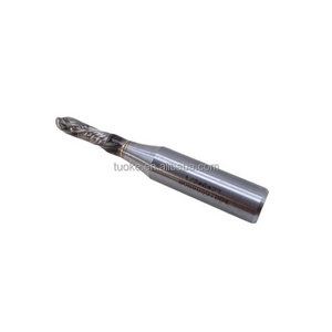 TUOKE TK575 woodworking TCT cutter tools shank 1/2 carbide for spiral compression milling cutter