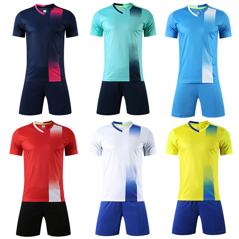 Custom jerseys soccer wearing football tshirts 100% Polyester Automated cutting