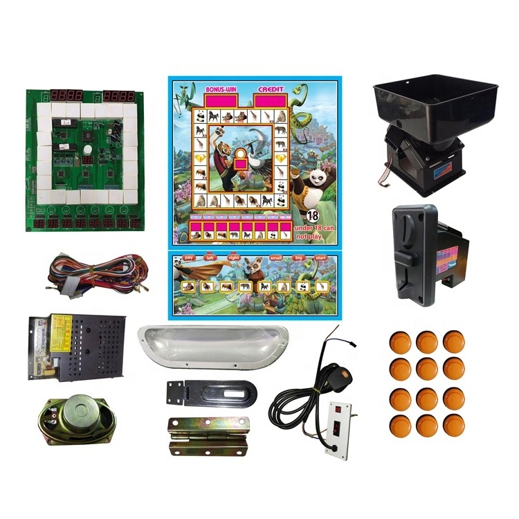 Mini Coin Operated Table Top Arcade Games Mario Machine Complete Set of Kits for Sales