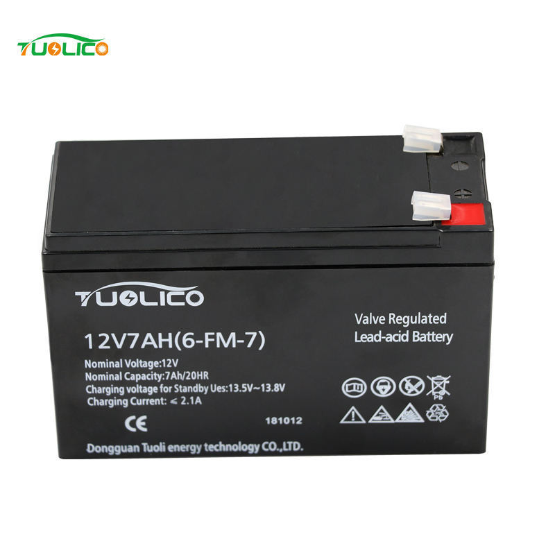 12 Volt 12V 7Ah 7 amp deep cycle SMF Rechargeable AGM sealed lead acid VRLA battery for Solar IPS UPS