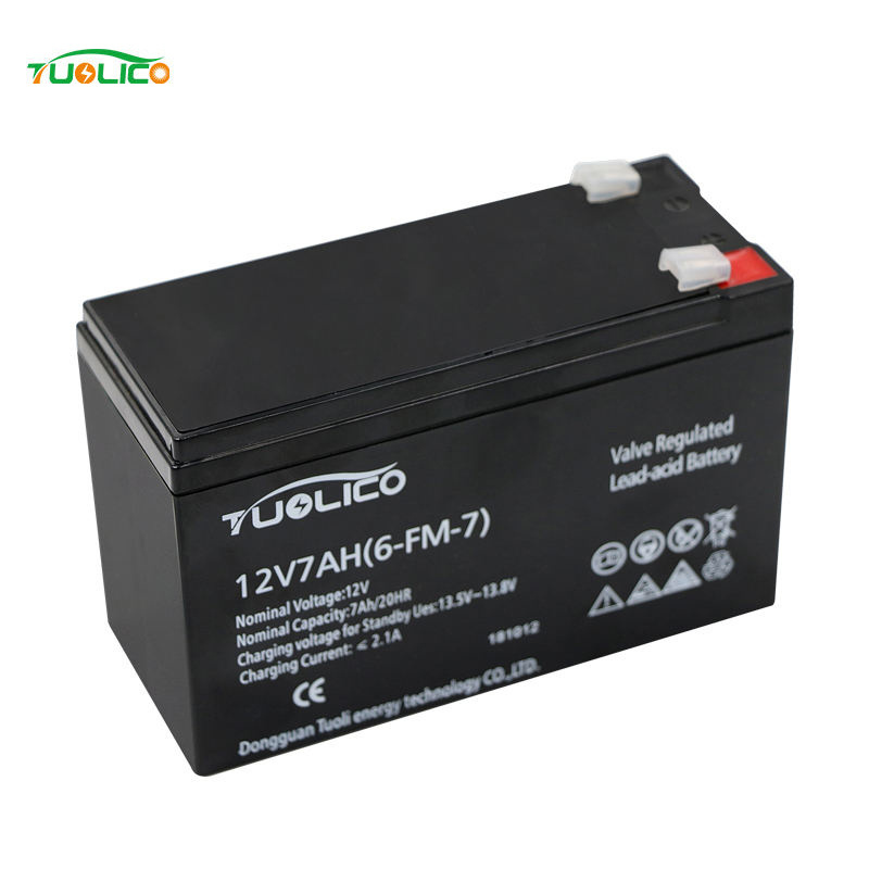 12 Volt 12V 7Ah 7 amp deep cycle SMF Rechargeable AGM sealed lead acid VRLA battery for Solar IPS UPS