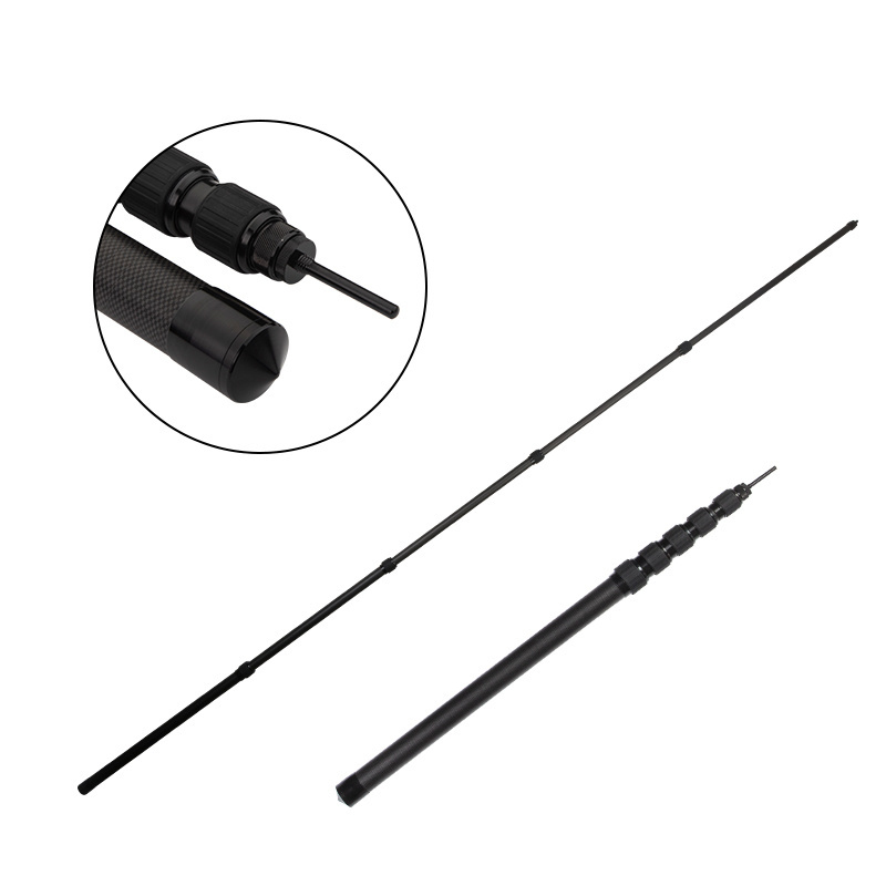 custom carbon fiber telescopic pole with brush