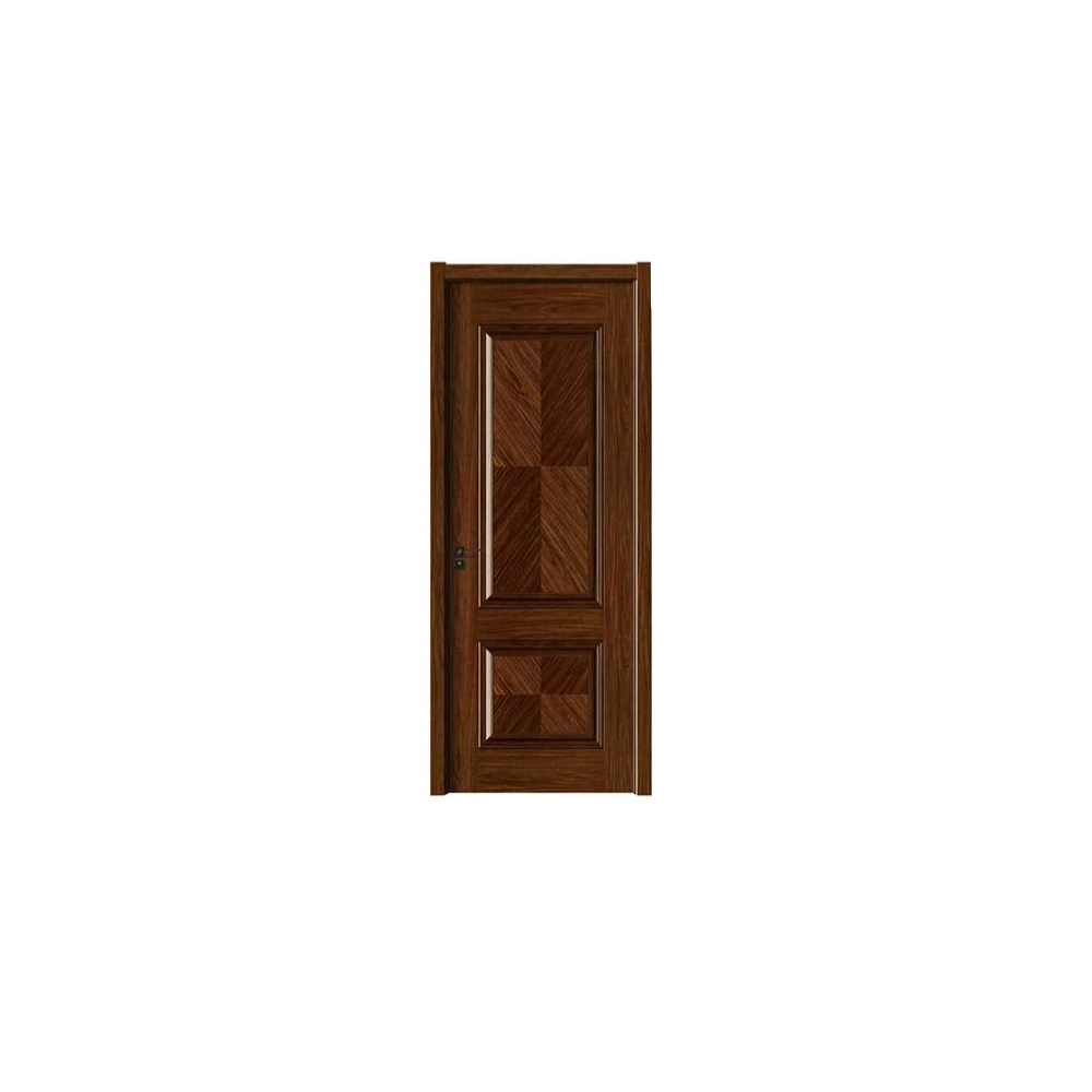 Deluxe Design Process Flushing Line Indoor Solid Simple Design Wooden Door Leading the Industry Good Price PVC MDF Door 6609