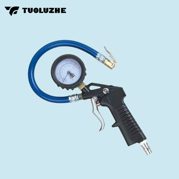 Multi functional tire inflation pressure detection tool for automobiles tire pressure gauge