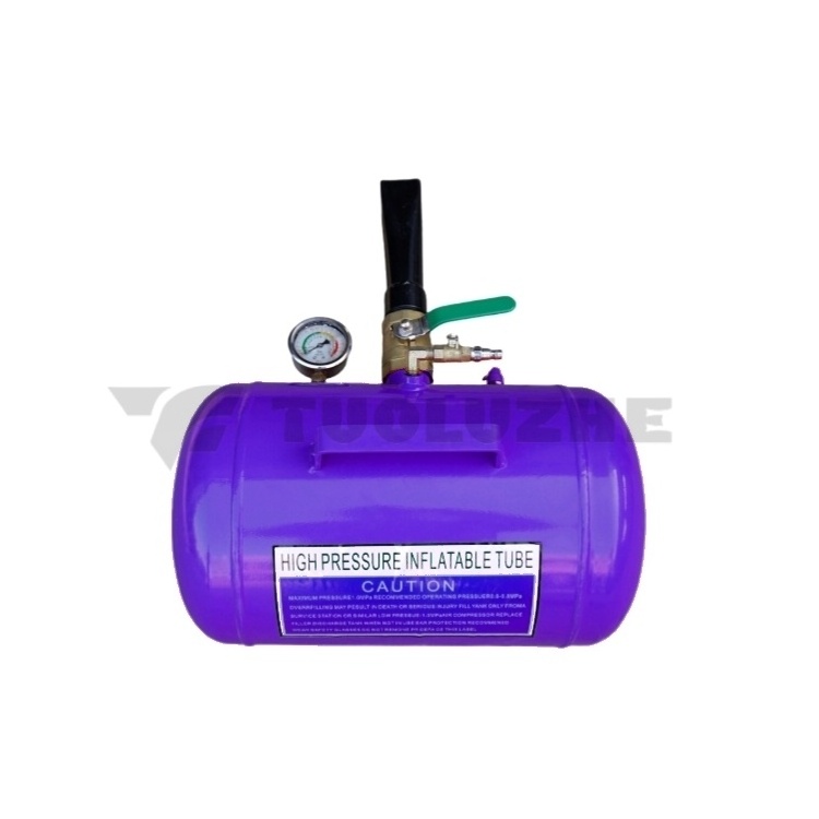 New style purple tire inflation tool 5 gallon compliant tire bead seater