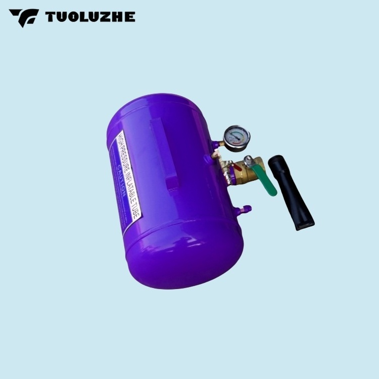 New style purple tire inflation tool 5 gallon compliant tire bead seater