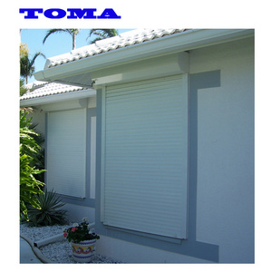 AS2047 TOMA hurricane shutter roller doors on sale with good quality rolling shutter window for apartment