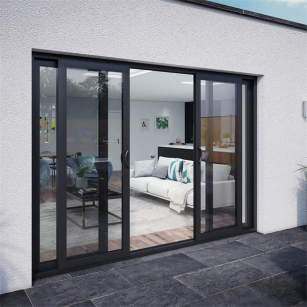 AS2047 Double Glazed swing and sliding door aluminium balcony door aluminium sliding door for garden and patio