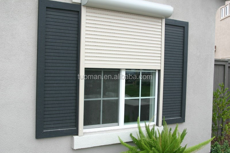 AS2047 TOMA Electric roller shutters for window and door aluminum rolling shutter garage door exterior hurriance shutter