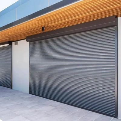 TOMA Industrial Roller Shutter Door Aluminum Roll Up Sliding Garage Door