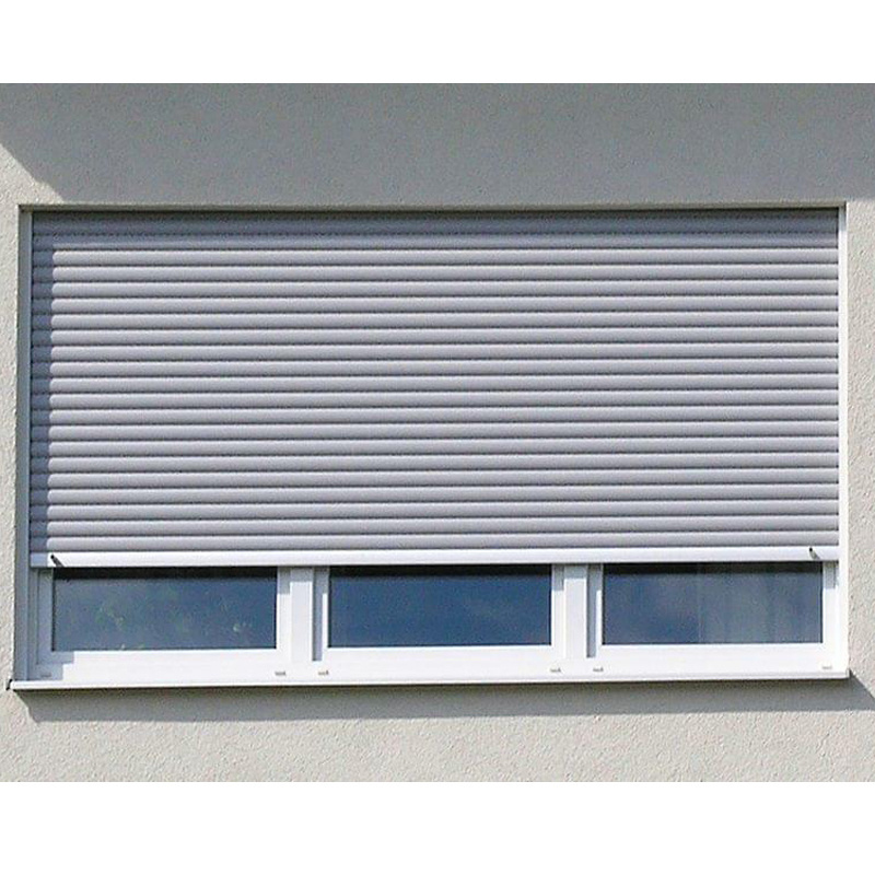 AS2047 TOMA Electric Aluminum Roller Shutter Sliding Window With Electric Rolling Shutter Window Security Shutter