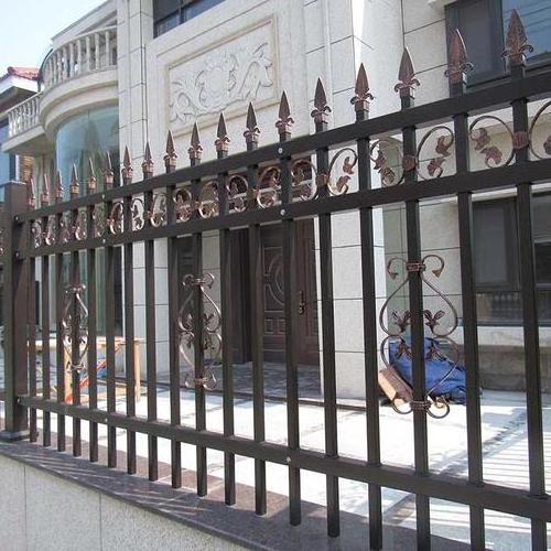 Driveway Security Sliding Gate Custom Outdoor Gates automatic with remote control aluminum railing gate