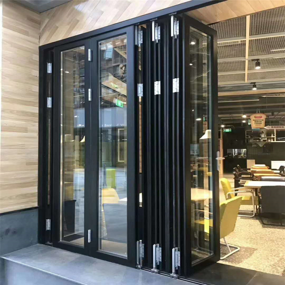 AS2047 TOMA Luxury soundproof bi fold aluminum accordion folding door