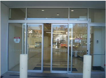 TOMA commercial KFC swinging doors double outside gates public area glass aluminium doors