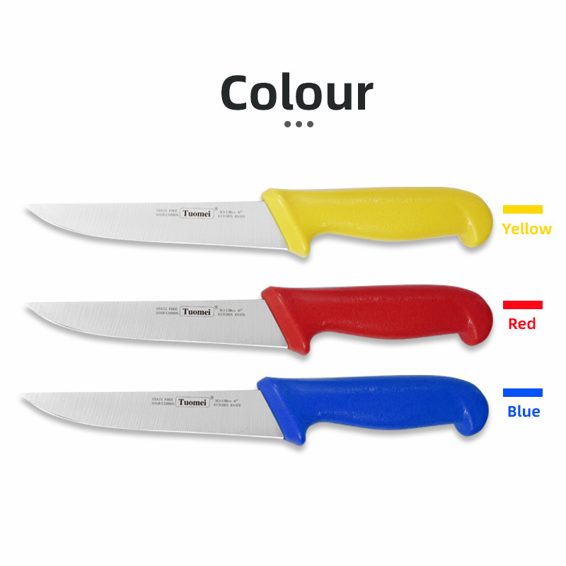 Professional 6 Inch Filleting Knives Stainless Steel Kitchen Knife Set Fish Slicing  With PP Handle In Stock