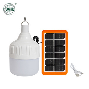 Tent Travel Lighting Outdoor Led Hanging Portable Solar Rechargeable Bulb Emergency Camping Lamp