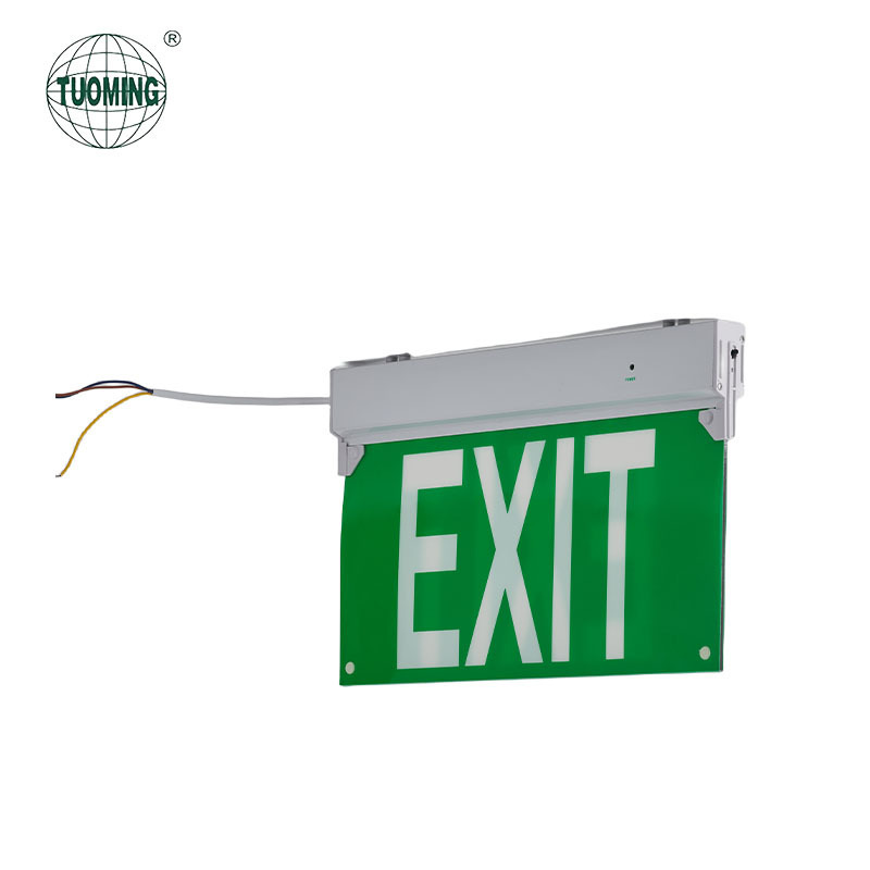 Wholesale Supplier Emergency Light Exit Light Sign For Escape Emergency Lighting Manufacturer Rechargeable Led EXIT SIGN