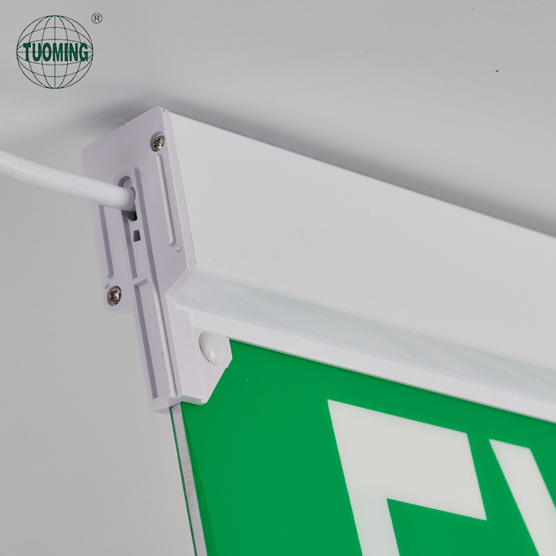 Wholesale Supplier Emergency Light Exit Light Sign For Escape Emergency Lighting Manufacturer Rechargeable Led EXIT SIGN