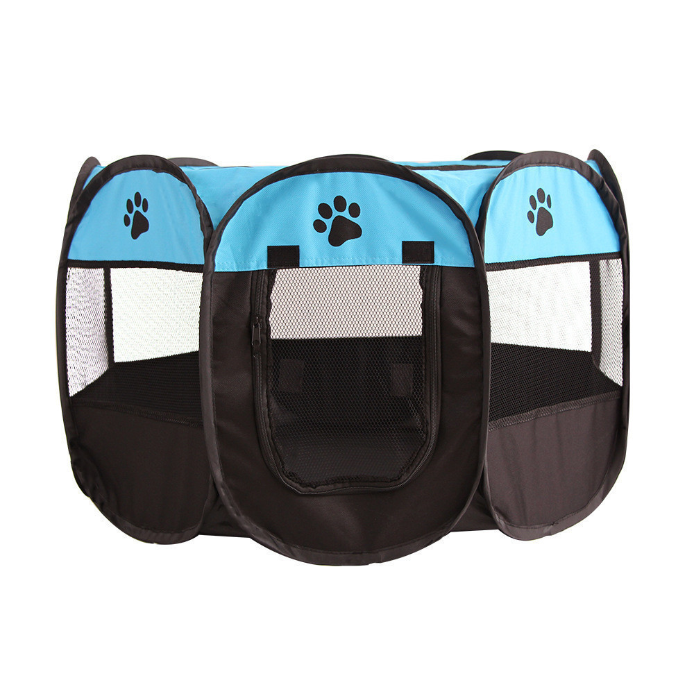 Exercise Playpen Tent Indoor/Outdoor Use with Carrying Case Water-Resistant and Removable Shade Cover Portable Dog Playpen