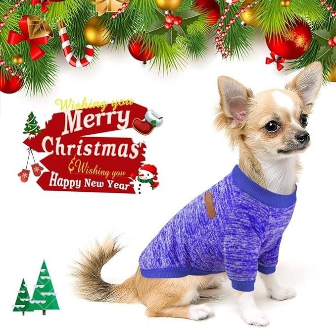 Thermal Dog Knitwear Warm Dog Coat Puppy Sweater for Small Dogs