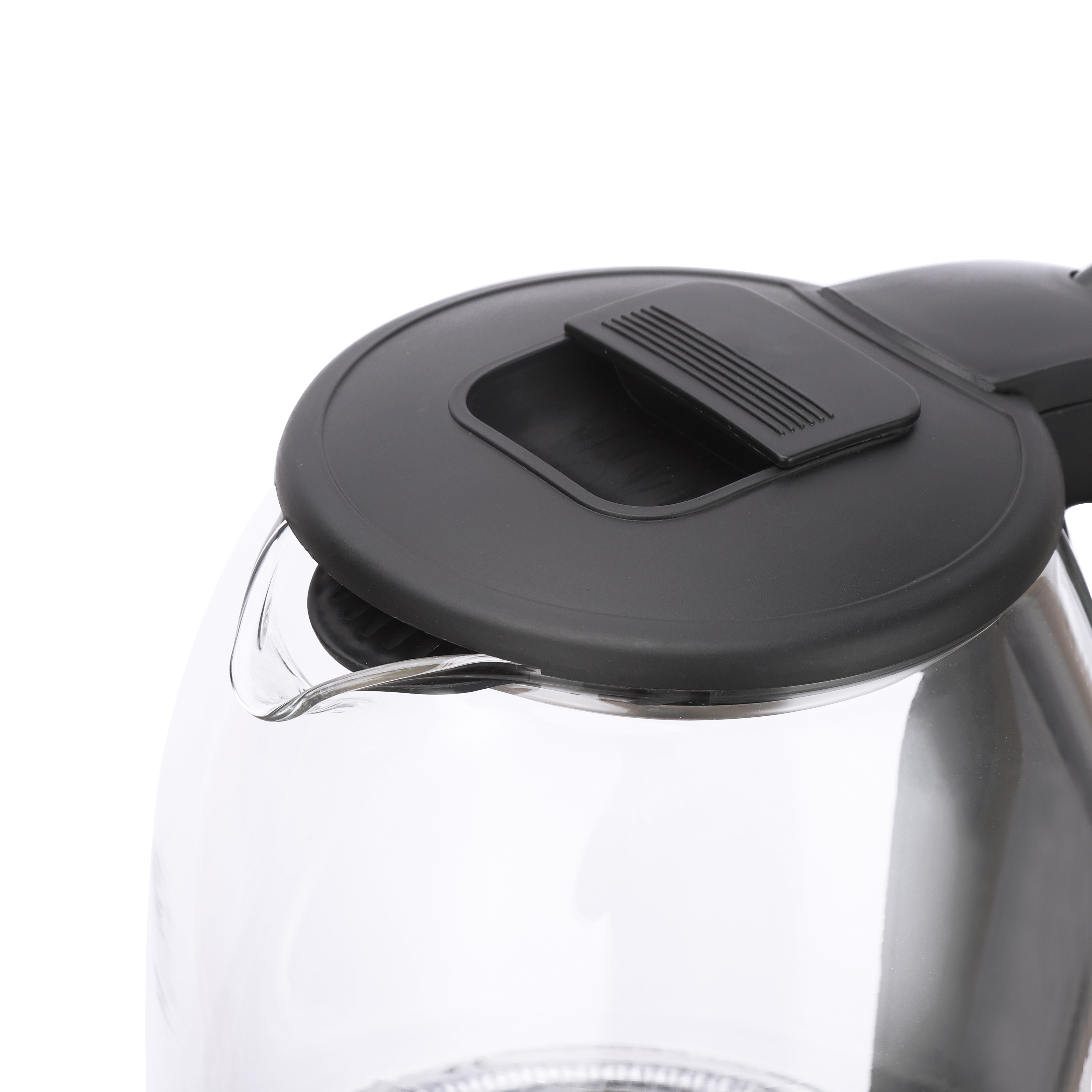 1.8 L Cordless Electric Jug Glass Kettle 360 Degree Rotational Base Mechanical Control Keep Warm Feature Hotel Household Use