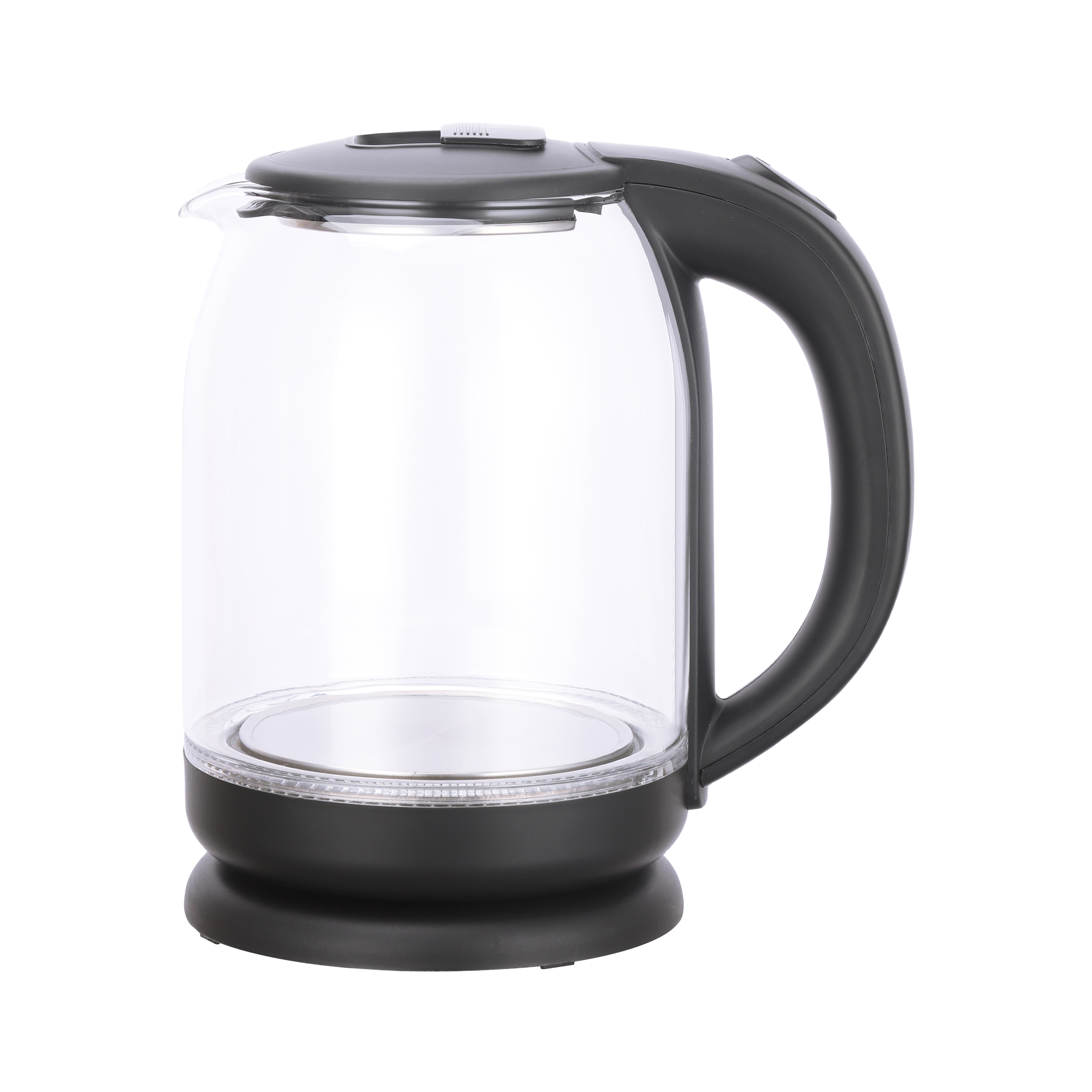 1.8 L Cordless Electric Jug Glass Kettle 360 Degree Rotational Base Mechanical Control Keep Warm Feature Hotel Household Use