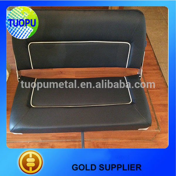 China wholesale marine PVC fabric folding bench boat seats Deluxe Foldable Bench Boat Seat for 2 Persons