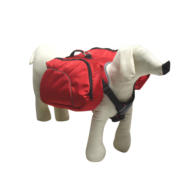 100% New style good-looking High quality best price adjustable pet travelling hiking backpack dog saddle bag