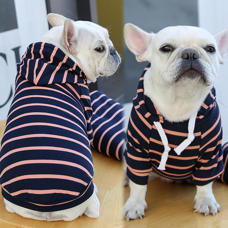 Wholesale Dog Clothes High Quality Comfortable Stripped Hoodie Sweater Dog and Human Matching Clothes