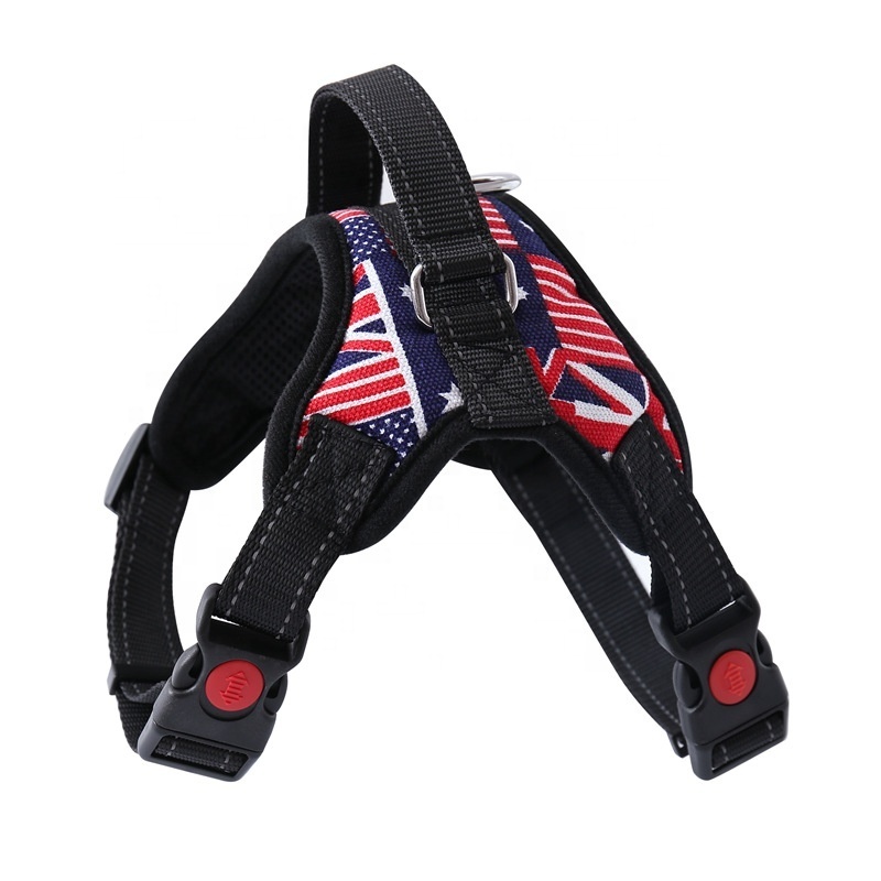 Best price modern design hot sale Mesh breathable multiple colors available safety comfort adjustable size dog harness