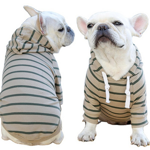 Wholesale Dog Clothes High Quality Comfortable Stripped Hoodie Sweater Dog and Human Matching Clothes