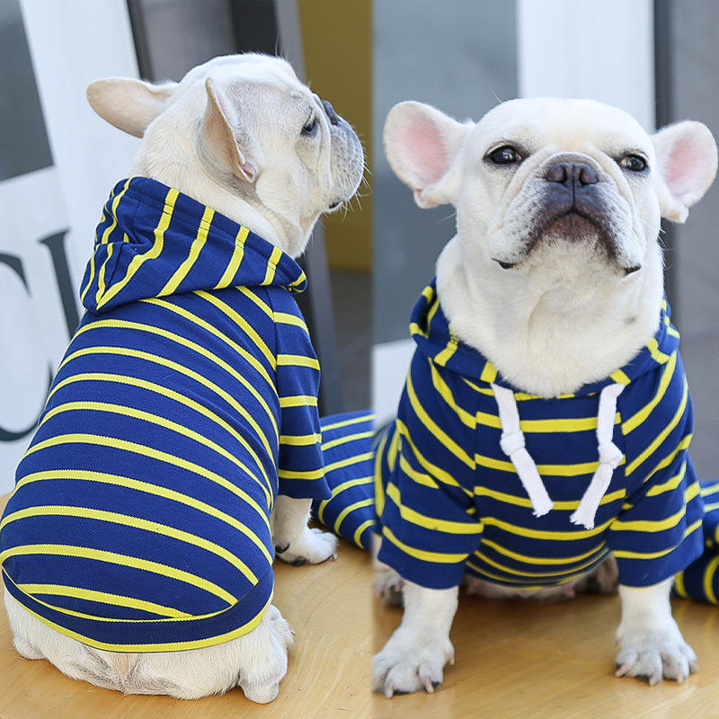 Wholesale Dog Clothes High Quality Comfortable Stripped Hoodie Sweater Dog and Human Matching Clothes