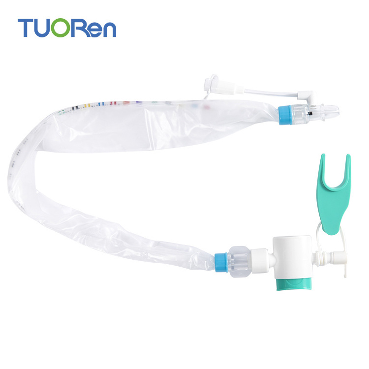 Eco-friendly medical disposable safe and sterile ICU anesthesia closed suction catheter