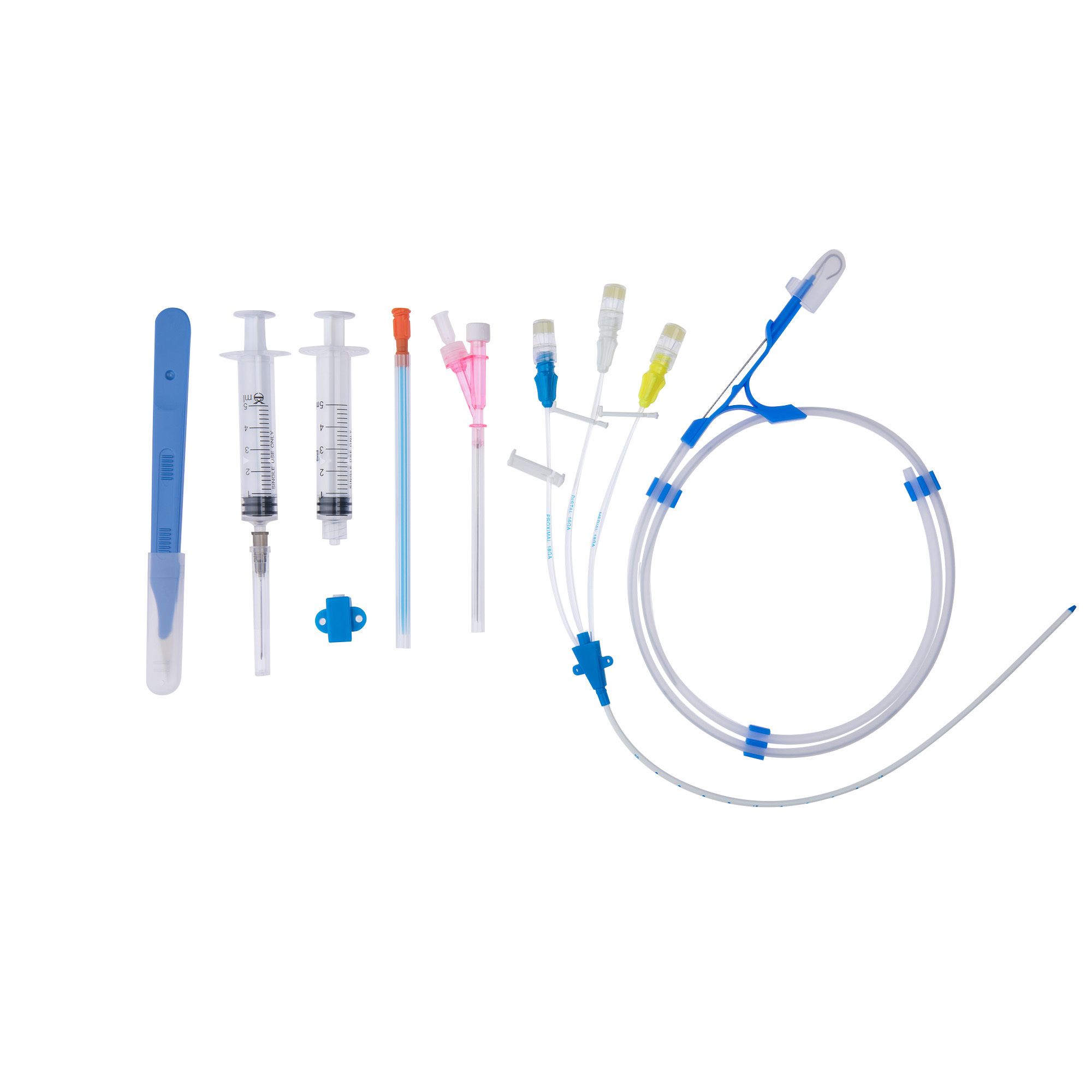 Medical Cvc Kit Central Venous Catheter Single Lumen/double Lumen/triple Lumen